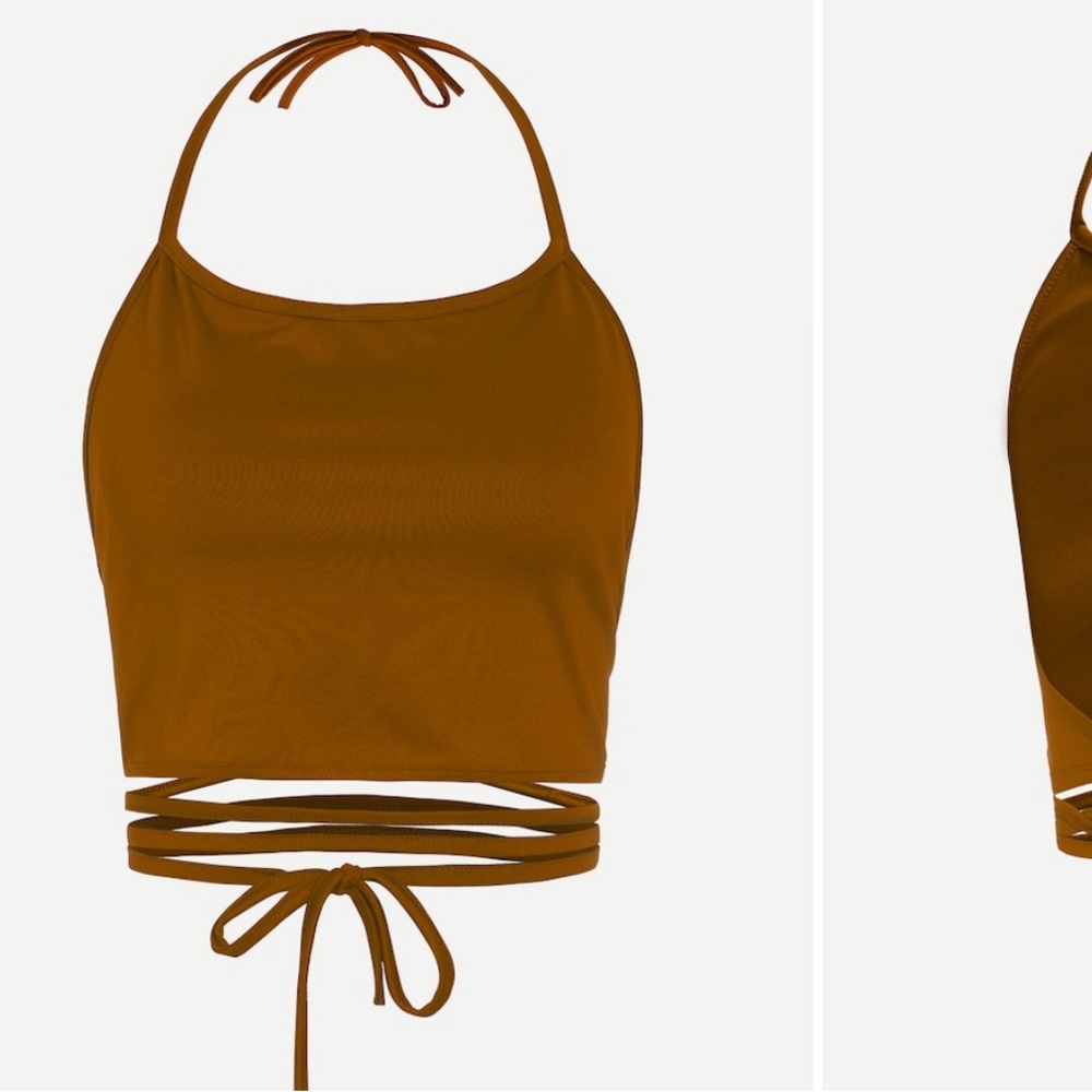 crop top with strings